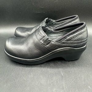 Ariat Santa Cruz Clogs Black Leather Size 6B Slip Ons